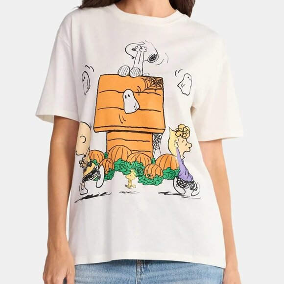 Peanuts Snoopy & Friends Halloween T-Shirt Womens XXL - Picture 1 of 12